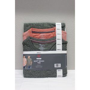 Member's Mark men's everyday soft‎ wash short sleeve relaxed fit tee pack of 2